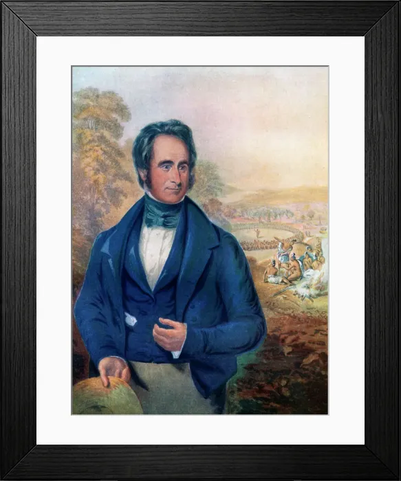 Framed Print : The Reverend Robert Moffat, the apostle of Bechuana, c1926. Artist: G Baxter Framed Print : The Reverend Robert Moffat, the apostle of Bechuana, c1926. Artist: G Baxter