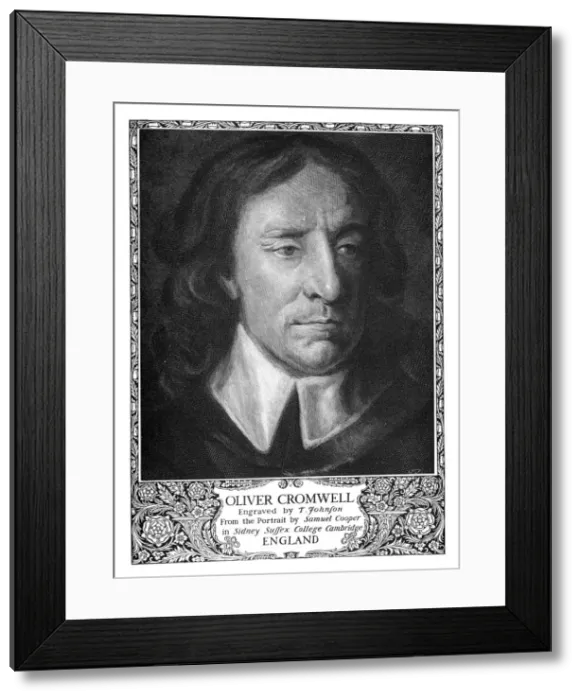 Framed Print : Oliver Cromwell (1599-1658), Lord Protector of England, 1899. Artist: T Johnson Framed Print : Oliver Cromwell (1599-1658), Lord Protector of England, 1899. Artist: T Johnson