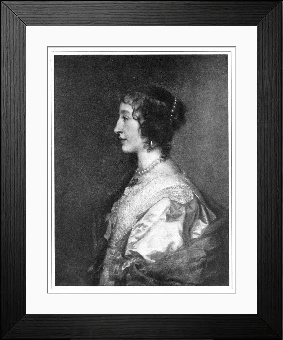Framed Print : Henrietta Maria of France (1609-1669), 1899. Artist: Hanfstaengel Framed Print : Henrietta Maria of France (1609-1669), 1899. Artist: Hanfstaengel