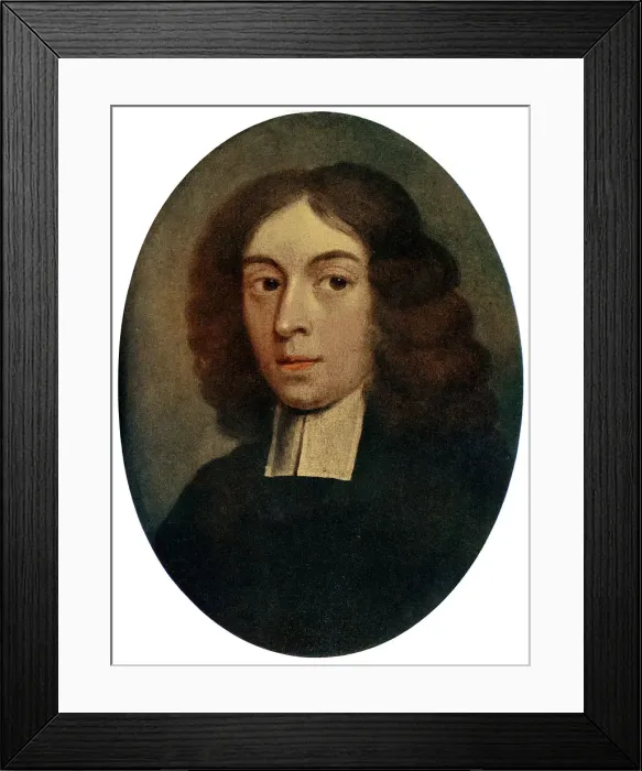 Framed Print : Andrew Marvell, English poet, 17th century Framed Print : Andrew Marvell, English poet, 17th century