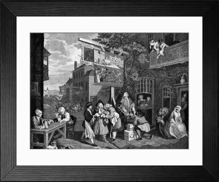 Framed Print : Canvassing for votes, 1757. Artist: William Hogarth Framed Print : Canvassing for votes, 1757. Artist: William Hogarth