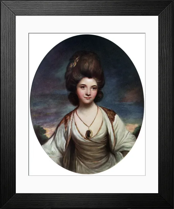 Framed Print : Lady Betty Compton, c1780. Artist: Hanfstaengel Framed Print : Lady Betty Compton, c1780. Artist: Hanfstaengel