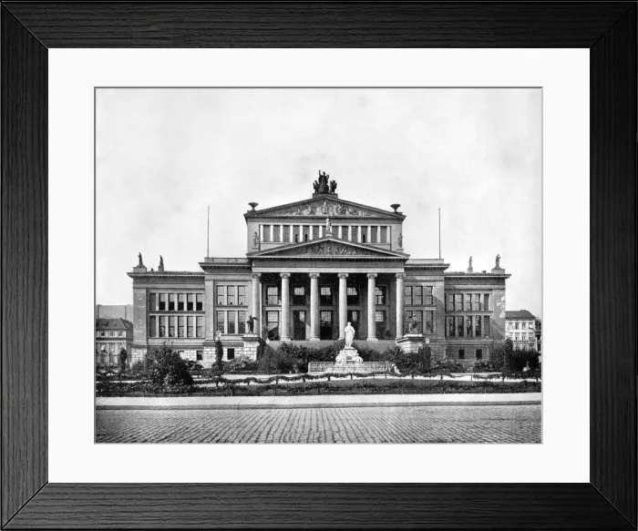 Framed Print : Comedy Theatre, Schiller Platz, Berlin, 1893. Artist: John L Stoddard Framed Print : Comedy Theatre, Schiller Platz, Berlin, 1893. Artist: John L Stoddard