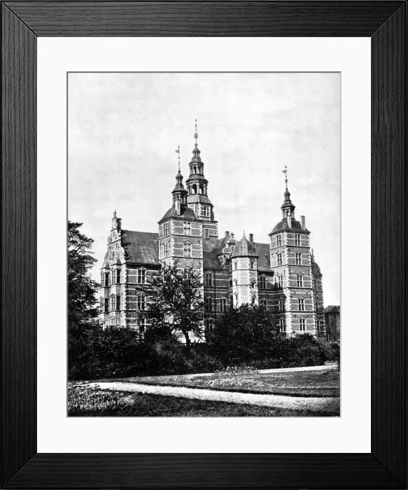 Framed Print : Rosenborg Palace, Copenhagen, Denmark, 1893. Artist: John L Stoddard
