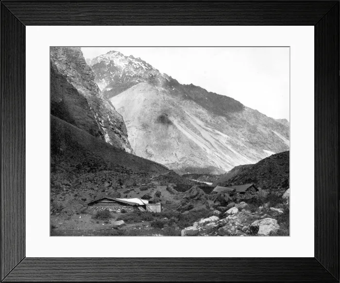 Framed Print : Pass of Uspallata, Andes Mountains, South America, 1893. Artist: John L Stoddard Framed Print : Pass of Uspallata, Andes Mountains, South America, 1893. Artist: John L Stoddard