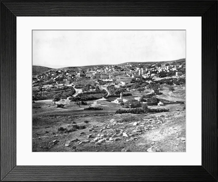 Framed Print : Nazareth, Palestine, 1893. Artist: John L Stoddard