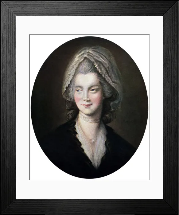Framed Print : Queen Charlotte, late 18th century, (c1920). Artist: W Egan Framed Print : Queen Charlotte, late 18th century, (c1920). Artist: W Egan