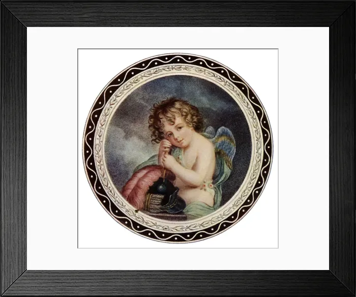 Framed Print : Love, 18th century, (c1920) Framed Print : Love, 18th century, (c1920)