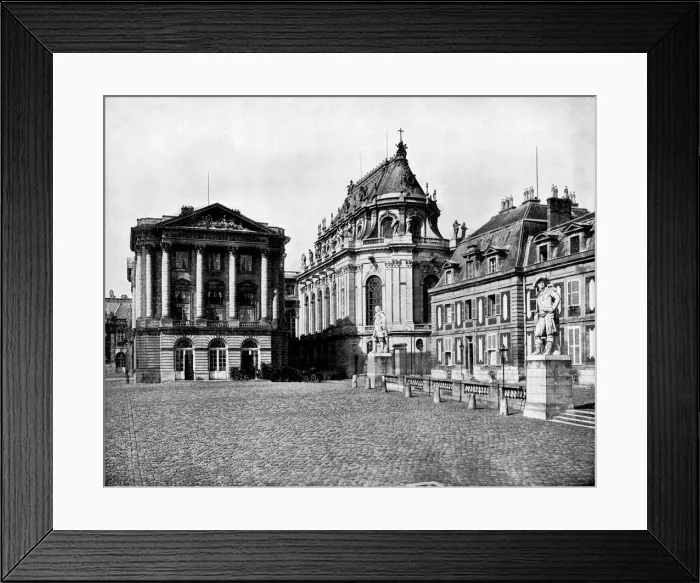 Framed Print : Palace of Versailles, France, 1893. Artist: John L Stoddard Framed Print : Palace of Versailles, France, 1893. Artist: John L Stoddard