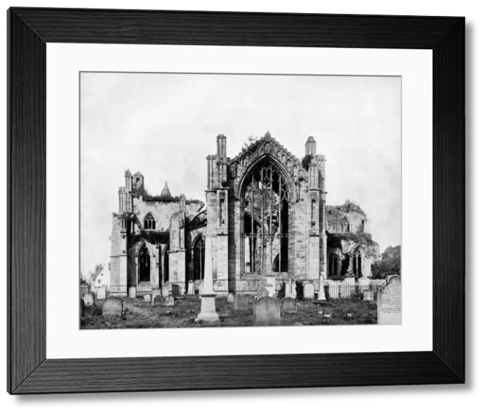 Framed Print : Melrose Abbey, Scotland, 1893. Artist: John L Stoddard Framed Print : Melrose Abbey, Scotland, 1893. Artist: John L Stoddard