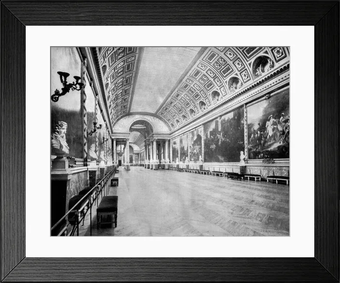 Framed Print : Gallery of Battles, Versailles, France, 1893. Artist: John L Stoddard Framed Print : Gallery of Battles, Versailles, France, 1893. Artist: John L Stoddard