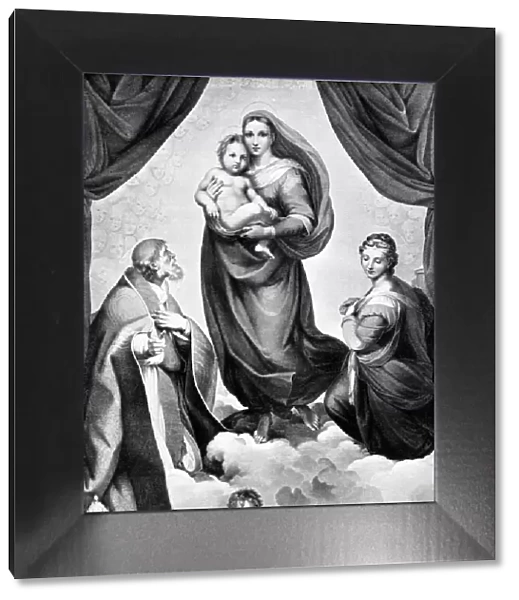 The Madonna in San Sisto, c1512, (1893). Artist: John L Stoddard