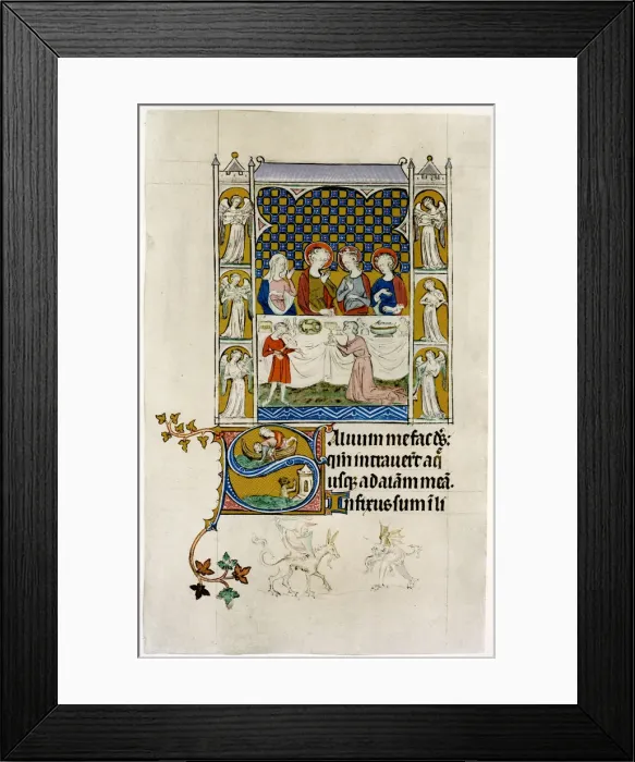 Framed Print : The marriage feast at Cana, early 14th century Framed Print : The marriage feast at Cana, early 14th century