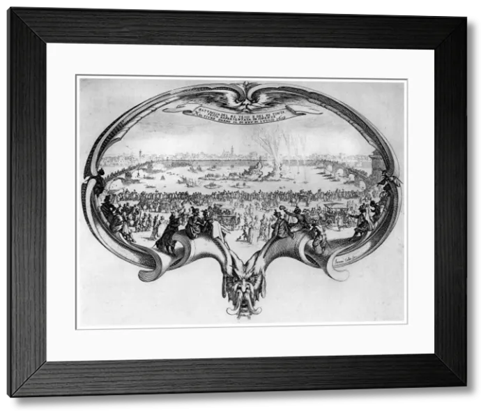 Framed Print : L Eventail (The Fan), 1619 (1924). Artist: Jacques Callot Framed Print : L Eventail (The Fan), 1619 (1924). Artist: Jacques Callot