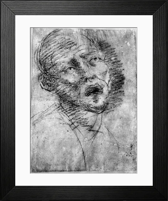 Framed Print : Head of a Moor, c1525, (1937). Artist: Titian Framed Print : Head of a Moor, c1525, (1937). Artist: Titian