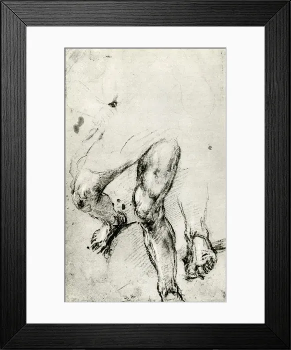 Framed Print : Study for the Martyrdom of St Lawrence in Venice, c1550, (1937). Artist: Titian Framed Print : Study for the Martyrdom of St Lawrence in Venice, c1550, (1937). Artist: Titian