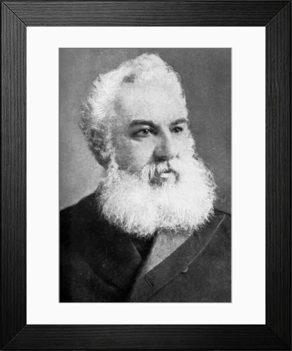Framed Print : Alexander Graham Bell (1847-1922), Scottish-born American inventor, 1926 Framed Print : Alexander Graham Bell (1847-1922), Scottish-born American inventor, 1926