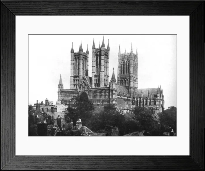 Framed Print : Lincoln Cathedral, 1926 Framed Print : Lincoln Cathedral, 1926