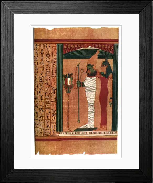 Framed Print : A page from The Book Of The Dead, 1926 Framed Print : A page from The Book Of The Dead, 1926
