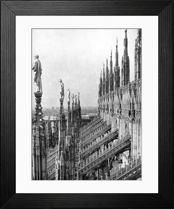 Framed Print : Milan Cathedral, Italy, 1926 Framed Print : Milan Cathedral, Italy, 1926