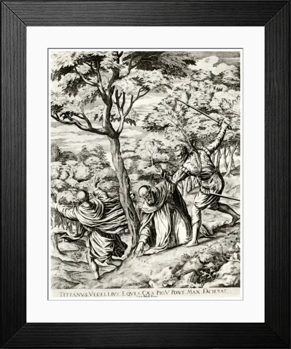 Framed Print : St Peter Martyr, 16th century, (1937). Artist: Luca Bertelli Framed Print : St Peter Martyr, 16th century, (1937). Artist: Luca Bertelli