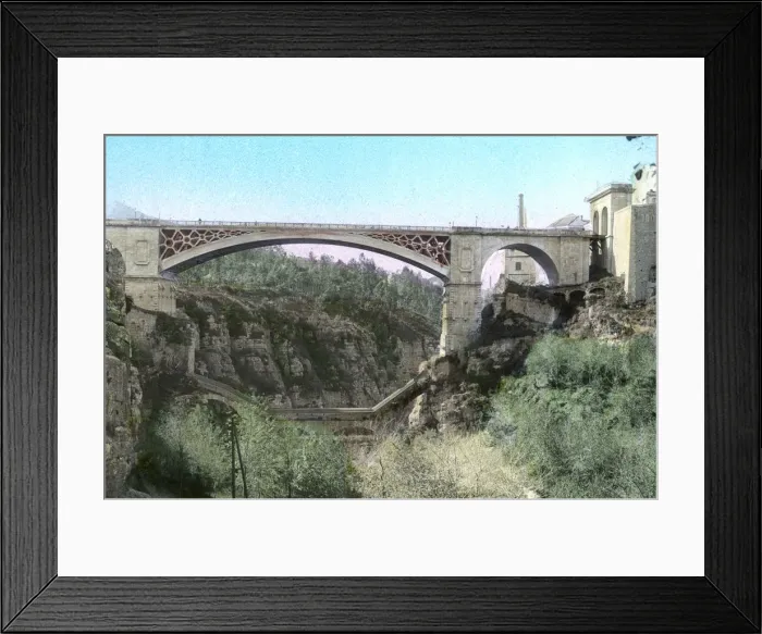 Framed Print : El-Kantara Bridge, Constantine, northeast Algeria Framed Print : El-Kantara Bridge, Constantine, northeast Algeria