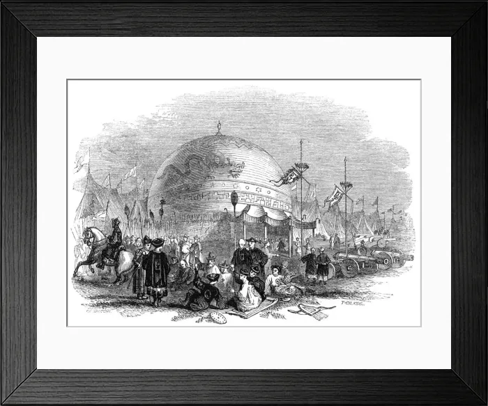 Framed Print : Grand ceremony of trying the cannon, 1847. Artist: Giles Framed Print : Grand ceremony of trying the cannon, 1847. Artist: Giles