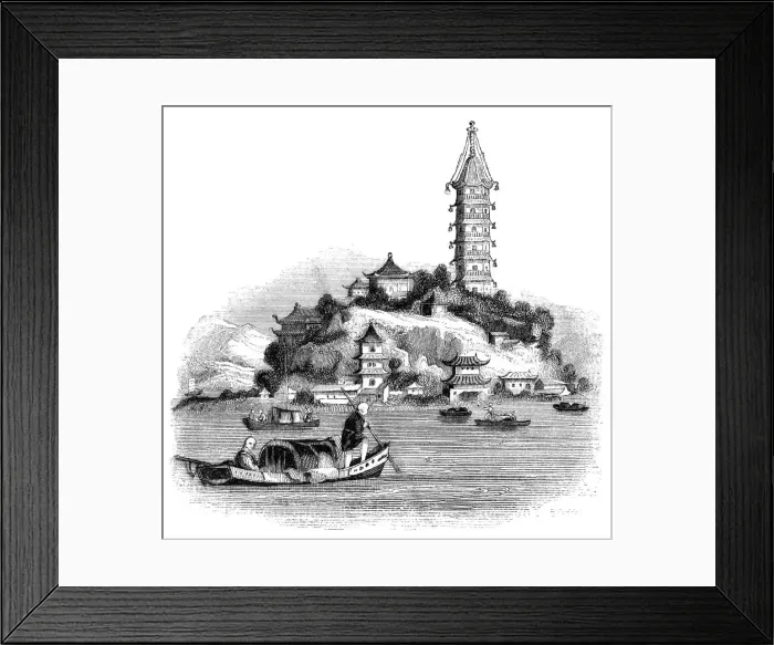 Framed Print : Golden Island, China, 1847. Artist: Palmer Framed Print : Golden Island, China, 1847. Artist: Palmer