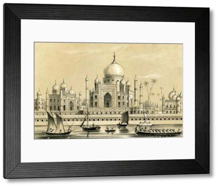Framed Print : The tomb of the favourite Sultan of Akbar Khan at Agra, 1847 Framed Print : The tomb of the favourite Sultan of Akbar Khan at Agra, 1847