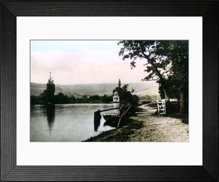 Framed Print : Henley Regatta Island, 20th Century. Artist: Cavenders Ltd Framed Print : Henley Regatta Island, 20th Century. Artist: Cavenders Ltd