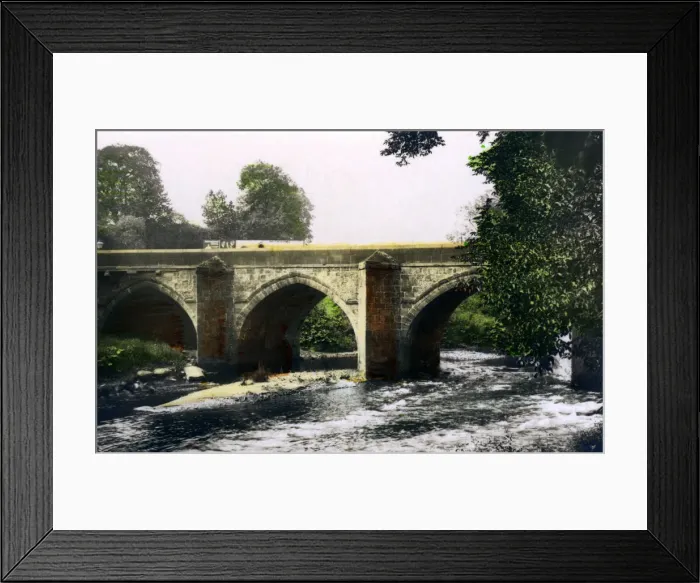 Framed Print : Bridge over the River Derwent, Matlock, Derbyshire, 1926. Artist: Cavenders Ltd Framed Print : Bridge over the River Derwent, Matlock, Derbyshire, 1926. Artist: Cavenders Ltd