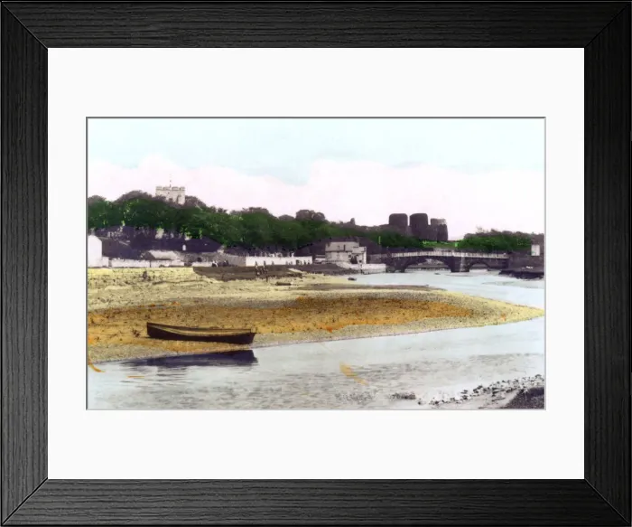 Framed Print : Rhuddlan Castle, near Rhyl, Denbighshire, 1926. Artist: Cavenders Ltd Framed Print : Rhuddlan Castle, near Rhyl, Denbighshire, 1926. Artist: Cavenders Ltd