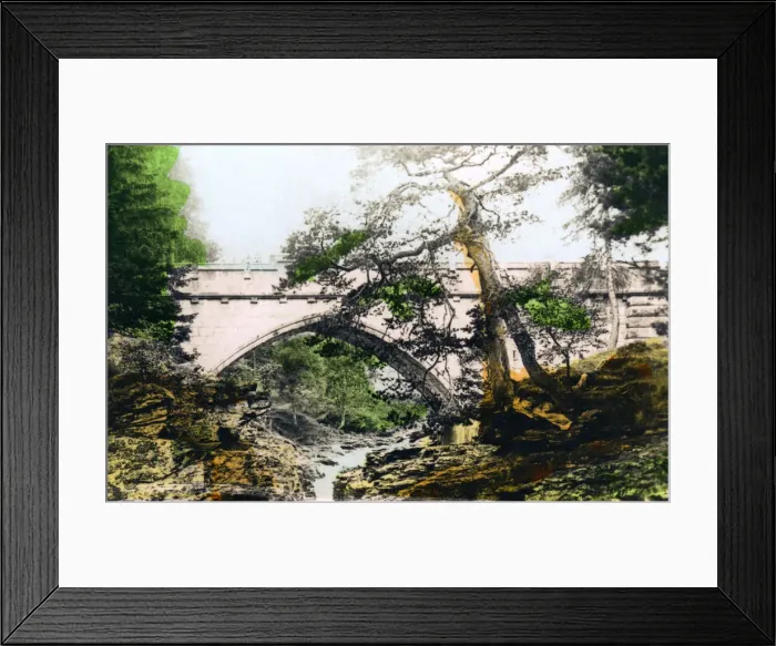 Framed Print : The Linn of Dee, Braemar, Aberdeenshire, 1926. Artist: Cavenders Ltd Framed Print : The Linn of Dee, Braemar, Aberdeenshire, 1926. Artist: Cavenders Ltd