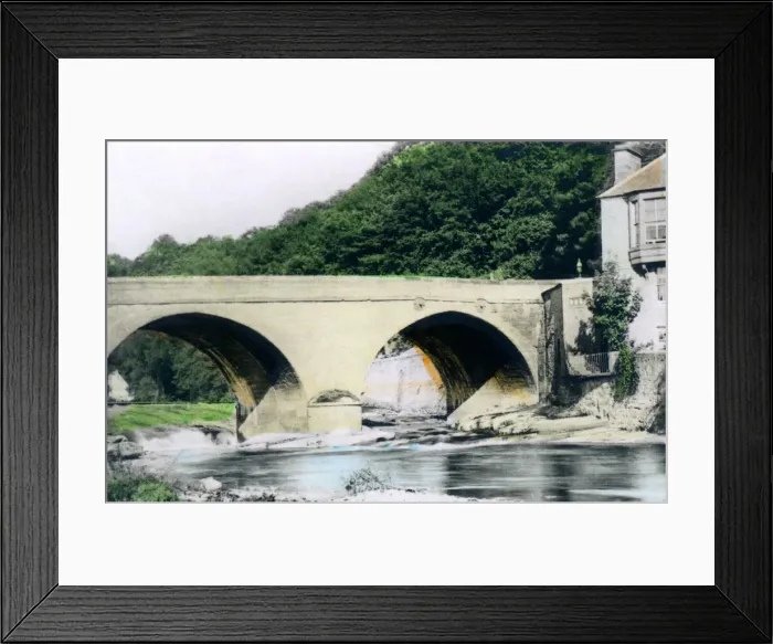Framed Print : Bridge over the River Allan, Bridge-of-Allan, Stirling, 1926. Artist: Cavenders Ltd Framed Print : Bridge over the River Allan, Bridge-of-Allan, Stirling, 1926. Artist: Cavenders Ltd