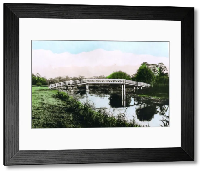Framed Print : Ridges Bridge, 1926. Artist: Cavenders Ltd Framed Print : Ridges Bridge, 1926. Artist: Cavenders Ltd
