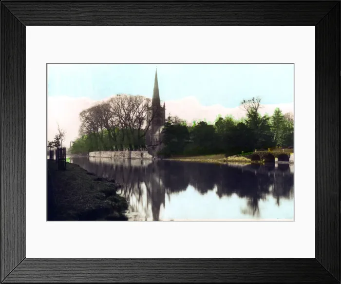 Framed Print : Holy Trinity Church, Stratford-upon-Avon, Warwickshire, 1926. Artist: Cavenders Ltd Framed Print : Holy Trinity Church, Stratford-upon-Avon, Warwickshire, 1926. Artist: Cavenders Ltd
