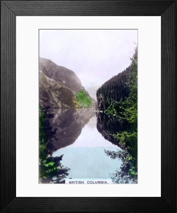 Framed Print : Coastal scene, British Columbia, Canada, c1920s. Artist: Cavenders Ltd Framed Print : Coastal scene, British Columbia, Canada, c1920s. Artist: Cavenders Ltd
