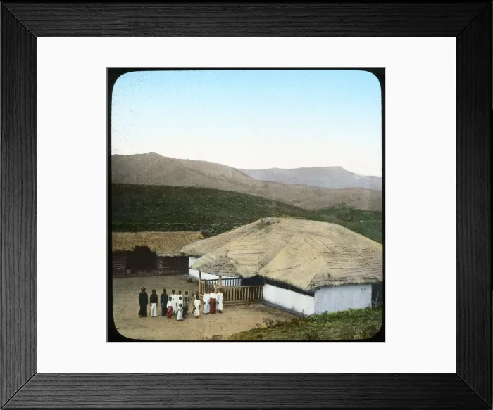 Framed Print : Day school, Uva Province, Ceylon Framed Print : Day school, Uva Province, Ceylon