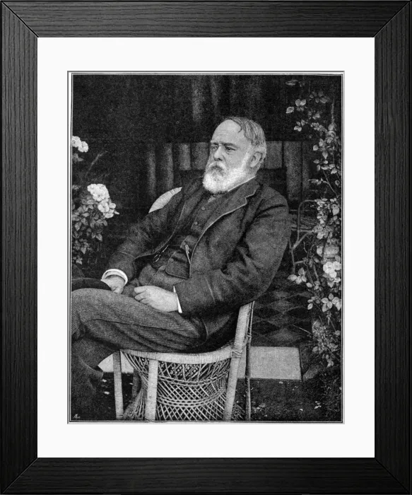 Framed Print : Myles Birket Foster (1825-1899), English painter, c1930s Framed Print : Myles Birket Foster (1825-1899), English painter, c1930s