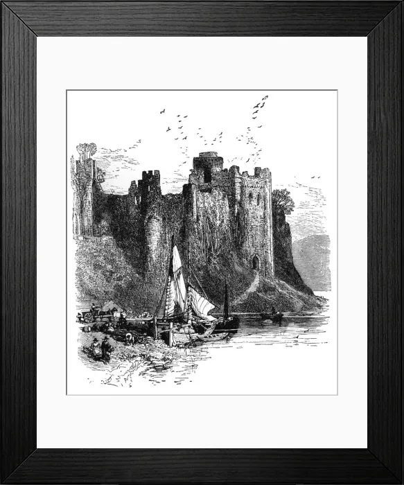 Framed Print : Pembroke Castle, 1930s. Artist: Birket Foster Framed Print : Pembroke Castle, 1930s. Artist: Birket Foster