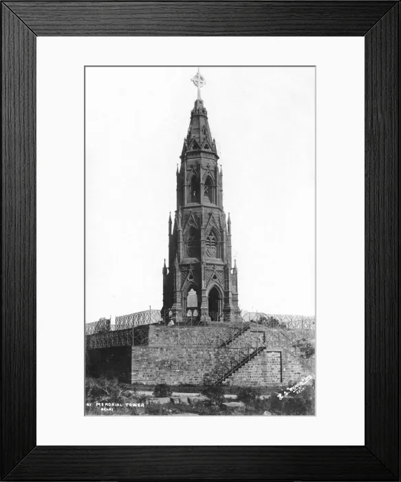Framed Print : The Mutiny Memorial tower, Delhi, India, 20th century Framed Print : The Mutiny Memorial tower, Delhi, India, 20th century