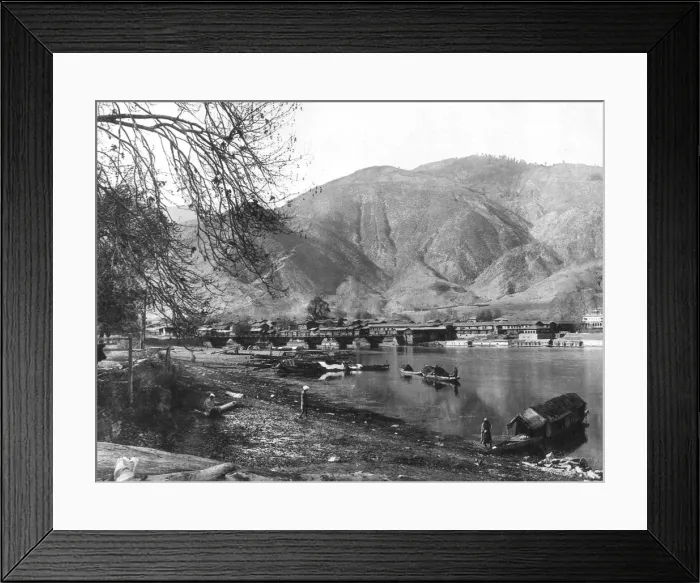 Framed Print : Baramulla, Kashmir, India, early 20th century. Artist: F Bremner Framed Print : Baramulla, Kashmir, India, early 20th century. Artist: F Bremner