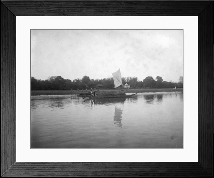 Framed Print : Hooghly River, Alipore, India, 1905-1906. Artist: FL Peters Framed Print : Hooghly River, Alipore, India, 1905-1906. Artist: FL Peters