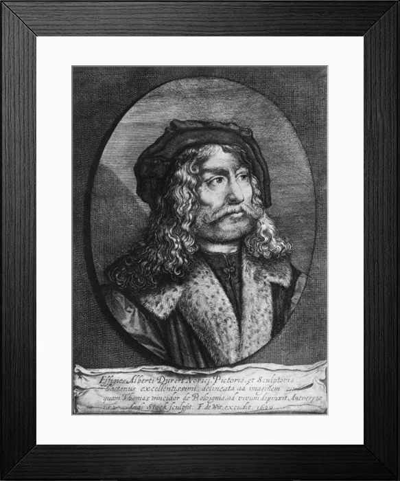 Framed Print : Portrait of Albrecht Durer, 1629, (1936). Artist: Andreas Stock Framed Print : Portrait of Albrecht Durer, 1629, (1936). Artist: Andreas Stock