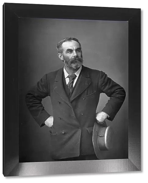 John Burns (1858-1943), English trade unionist, anti-racist, socialist and politician, 1893. Artist: W&D Downey