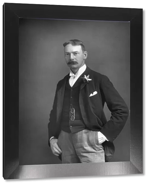 Jerome K. Jerome (1859-1927), English author, 1893. Artist: W&D Downey