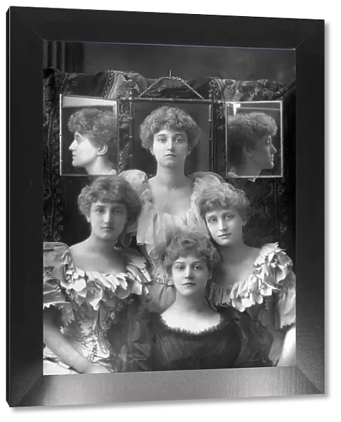 The Dene sisters, 1893. Artist: W&D Downey