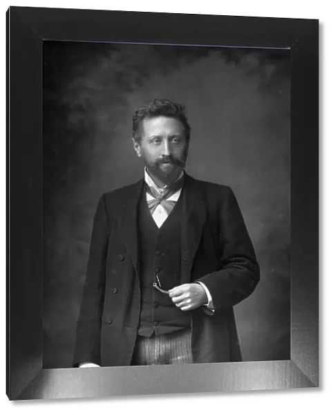 Professor William Edward Ayrton (1847-1908), British physicist and electrical engineer, 1893. Artist: W&D Downey