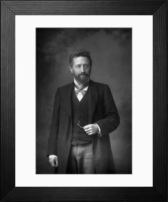 Framed Print : Professor William Edward Ayrton (1847-1908), British physicist and electrical engineer, 1893. Artist: W&D Downey Framed Print : Professor William Edward Ayrton (1847-1908), British physicist and electrical engineer, 1893. Artist: W&D Downey