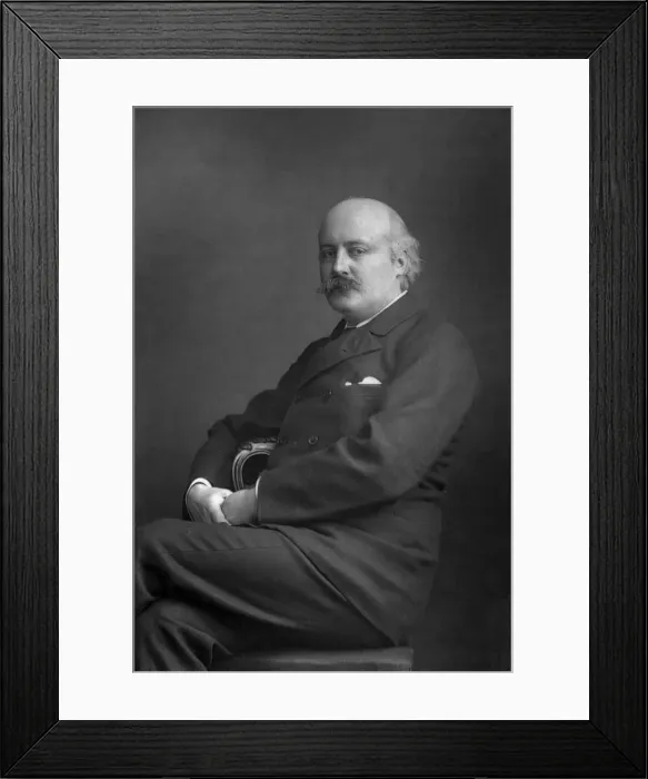 Framed Print : Sir Charles Hubert Hastings Parry (1848-1918), English composer, 1893. Artist: W&D Downey Framed Print : Sir Charles Hubert Hastings Parry (1848-1918), English composer, 1893. Artist: W&D Downey